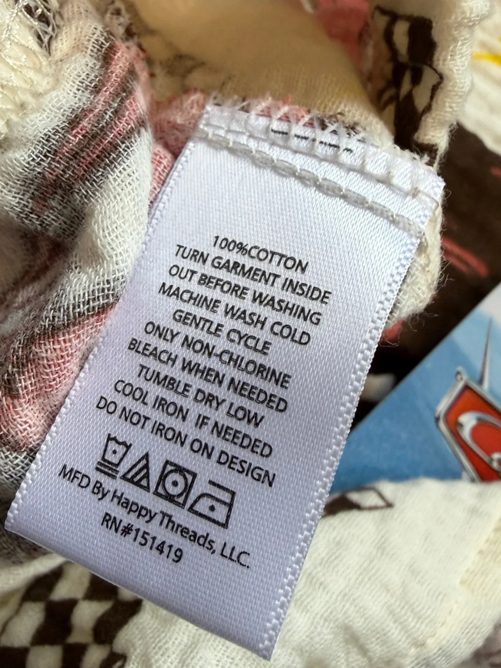 Disney Pixar Boy’s Cars Lightning McQueen Shirt Short Set 5T NEW Cotton Gauze